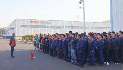 日发精机开展消防安全应急演练，共筑安全防线